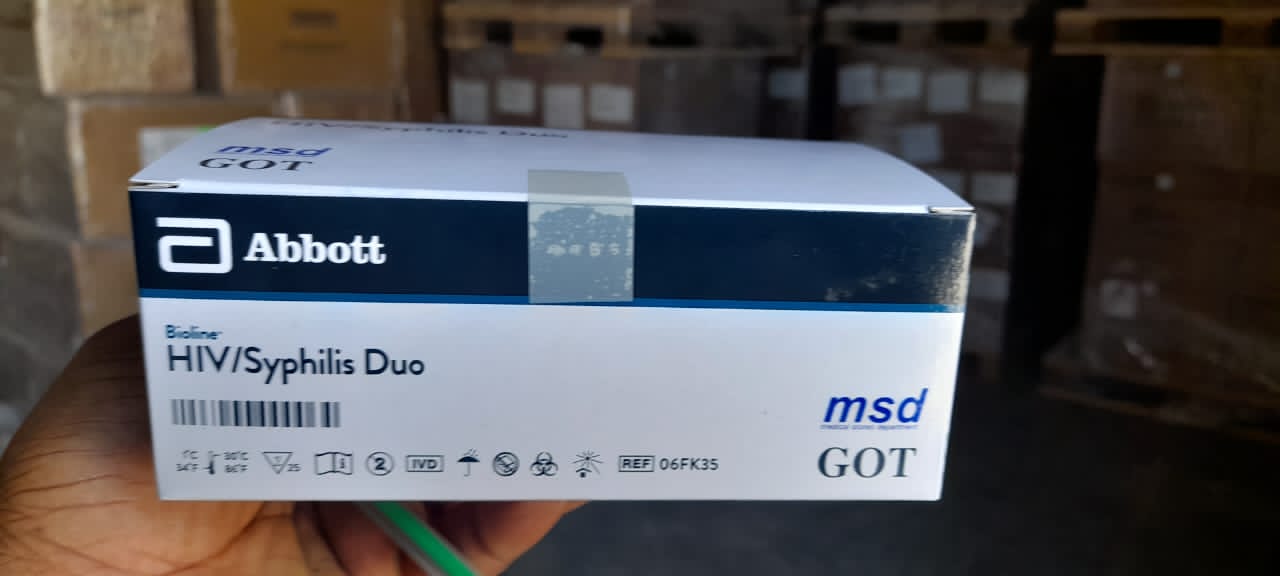 MSD Receives a Shipment of HIV and Syphilis Tests