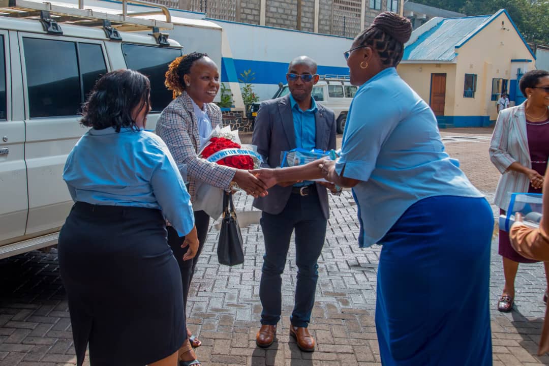 MSD Board of Trustees Member Dr. Ritah Mutagonda, who is also the guardian of MSD Kilimanjaro Zone, being received by the MSD Kilimanjaro Zone Leadership immediately after visiting the Zone