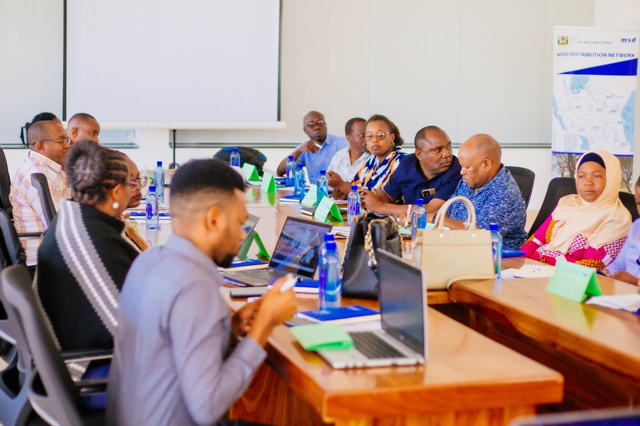 Some of MSD's Major Customers Participating in a Meeting Between MSD and Major Customers Served by the Region