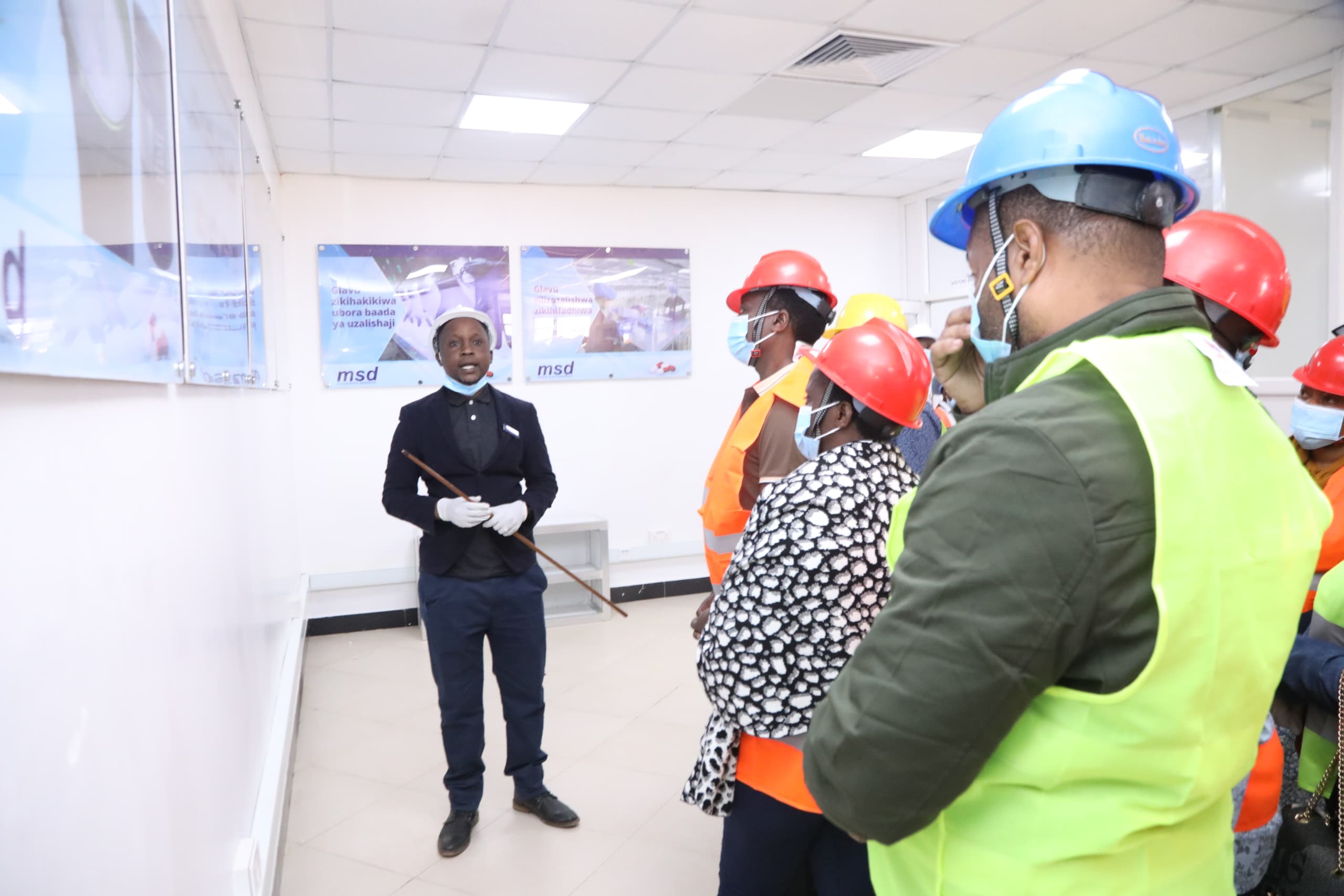 Parliamentary Standing Committee on Health and AIDS Issues, Reviewing the Glove Packing Practice at the MSD Kilichoko Factory Idofi Mkambako
