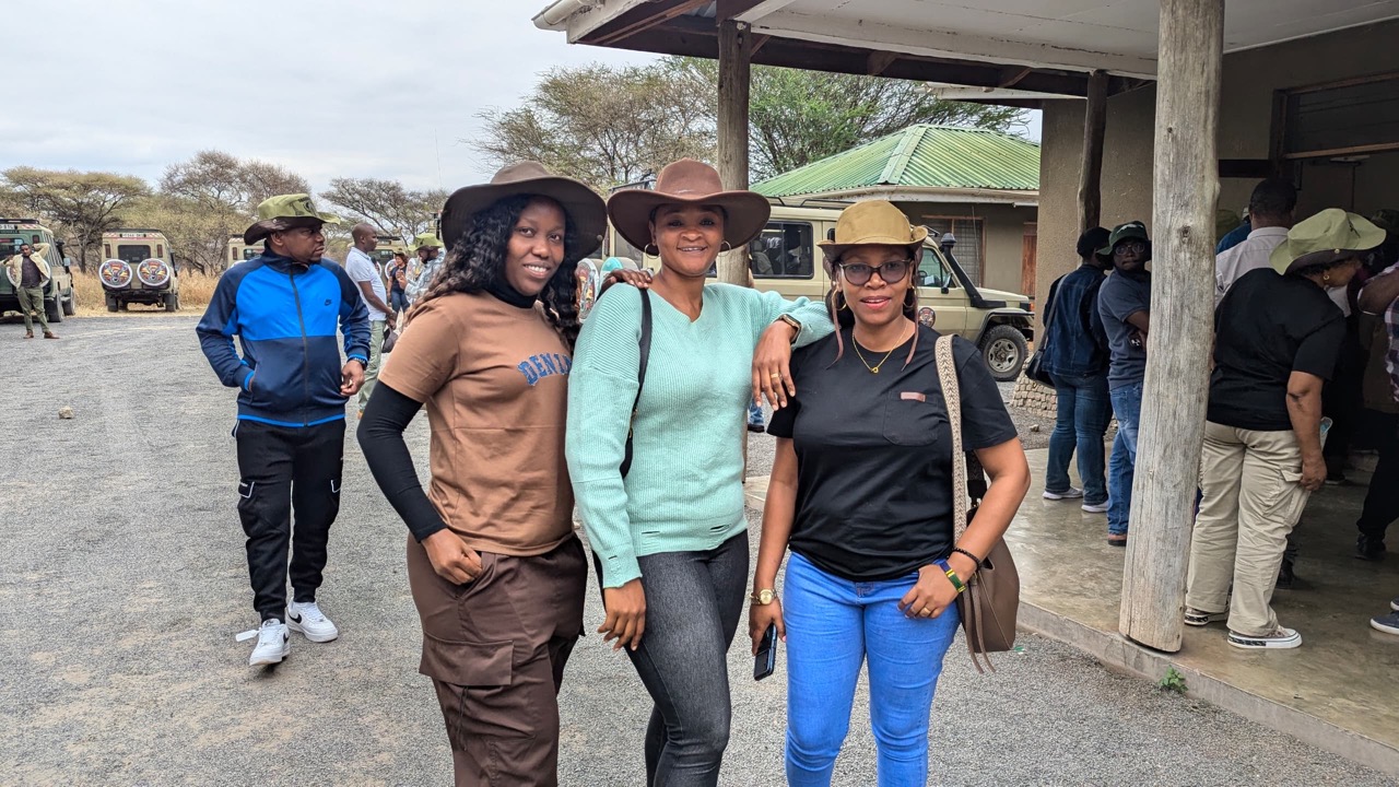 Some Members of the MSD Workers' Council, With Happy Faces Immediately After Visiting Tarangire National Park