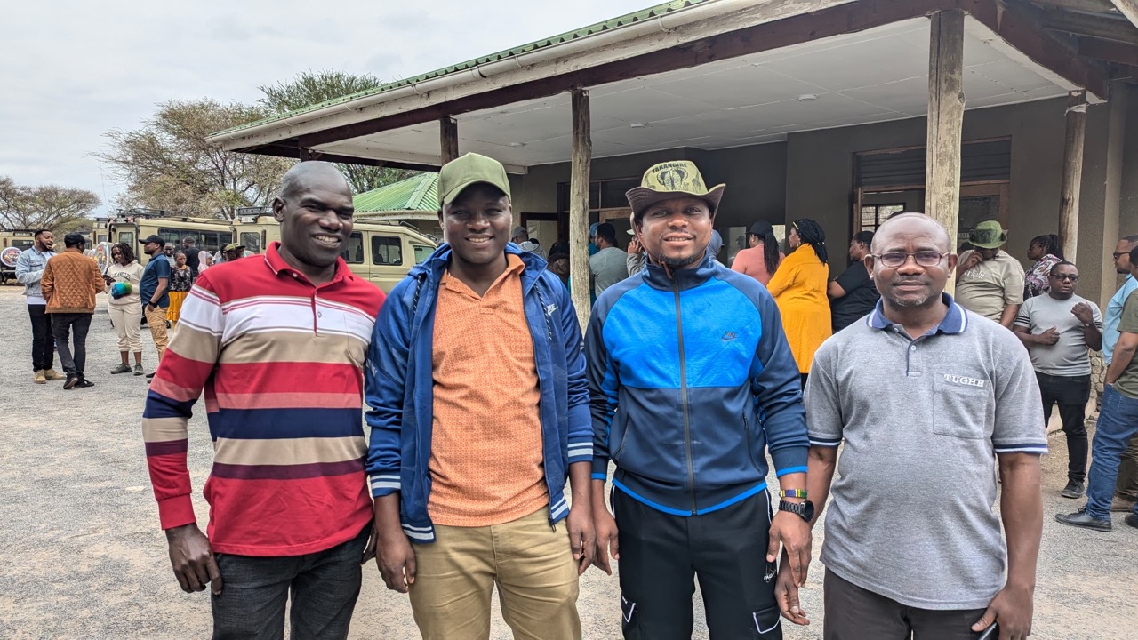 Some Members of the MSD Workers' Council, With Happy Faces Immediately After Visiting Tarangire National Park