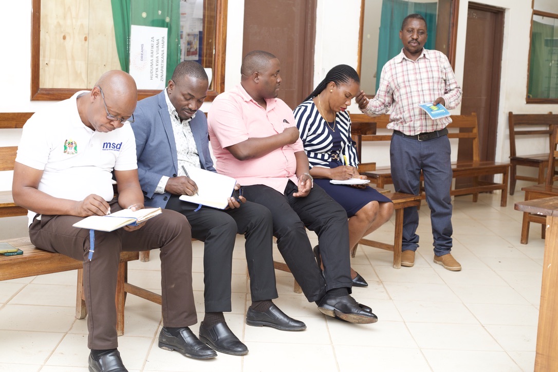Shinyanga Municipal Council Chief Medical Officer Dr. Elisha Robert Ndaki Speaking to the MSD Delegation