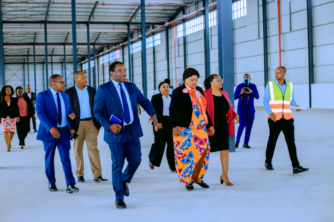 Health Minister Jenister Mhagama Inspects the Construction Project of the New MSD Warehouse in Dodoma