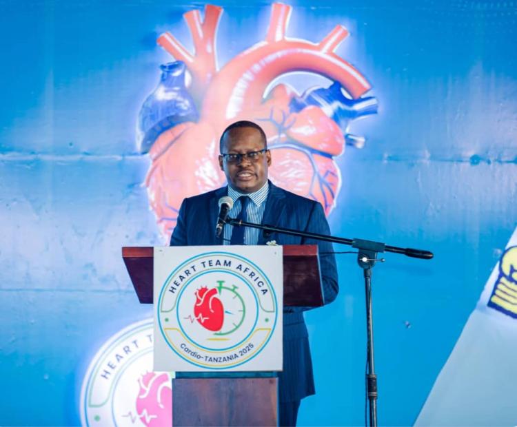MSD CEO Mavere Tukai Delivers a Keynote Address During the International Heart Disease Conference, Zanzibar Islands