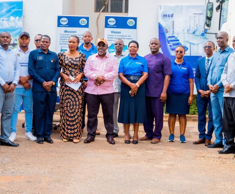 Morogoro Regional Commissioner Hon. Adam Malima in a Group Photo with Some of the Various Leaders of Srikali and the Health Sector